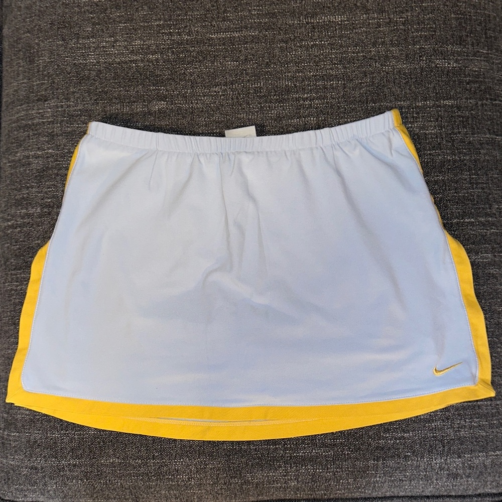 Nike Grey Skirt with Yellow Accents